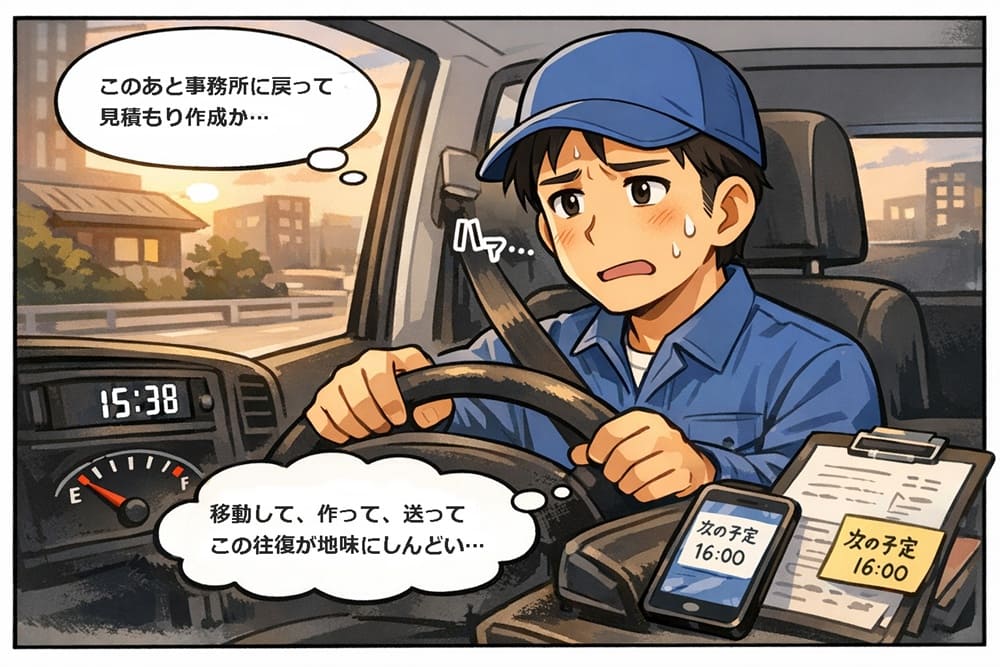 見積太郎 導入後の事業者の未来イメージ 1