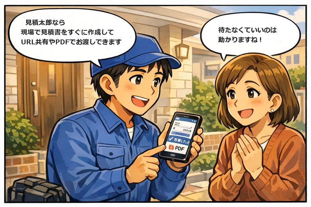 見積太郎 導入後の事業者の未来イメージ 2