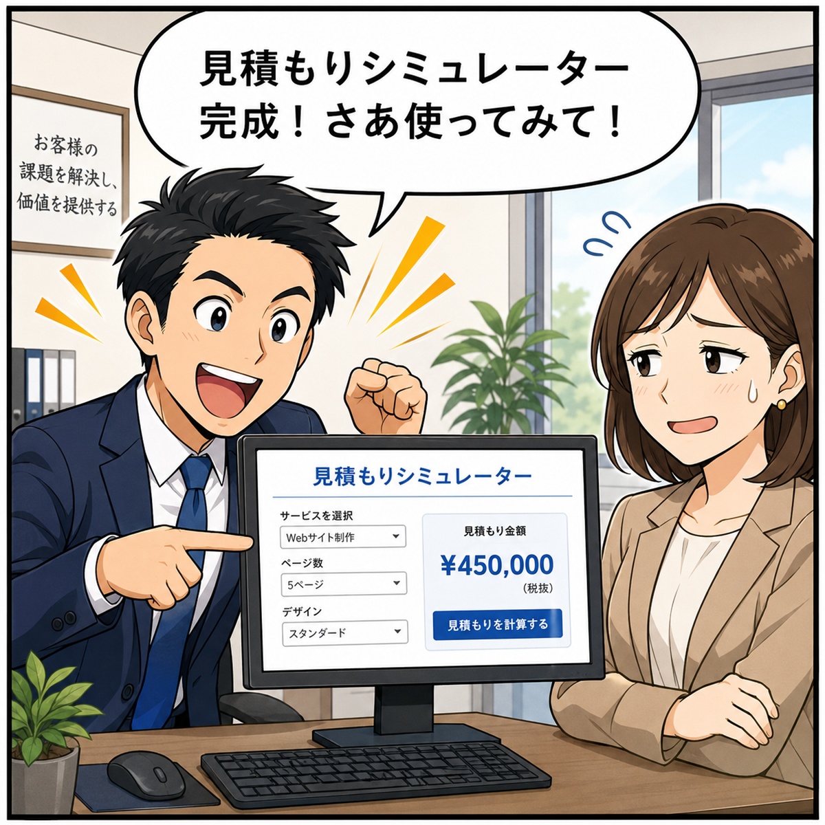 見積太郎｜あらゆる見積もりシミュレーターを作成できるWebツールキット