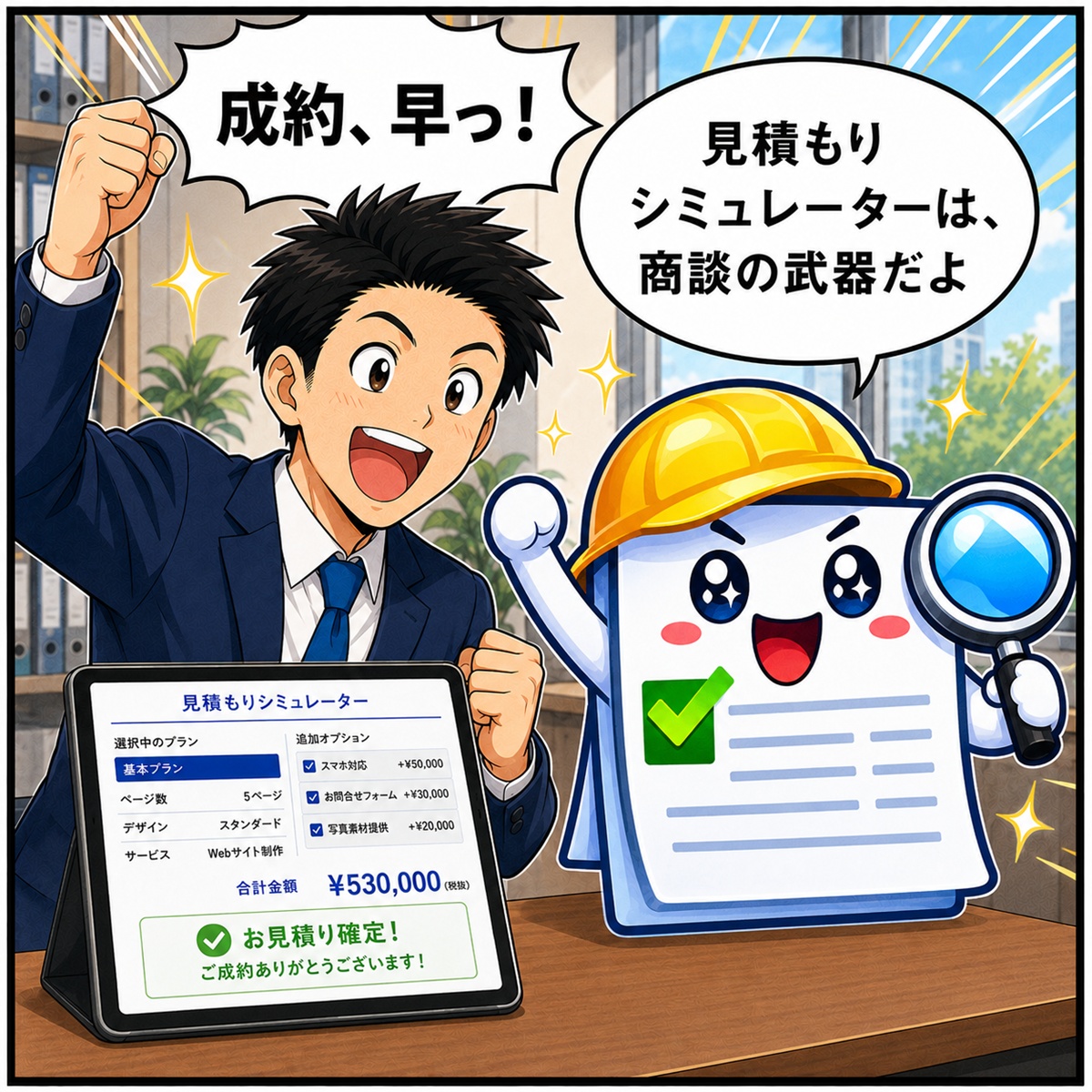 見積太郎｜あらゆる見積もりシミュレーターを作成できるWebツールキット